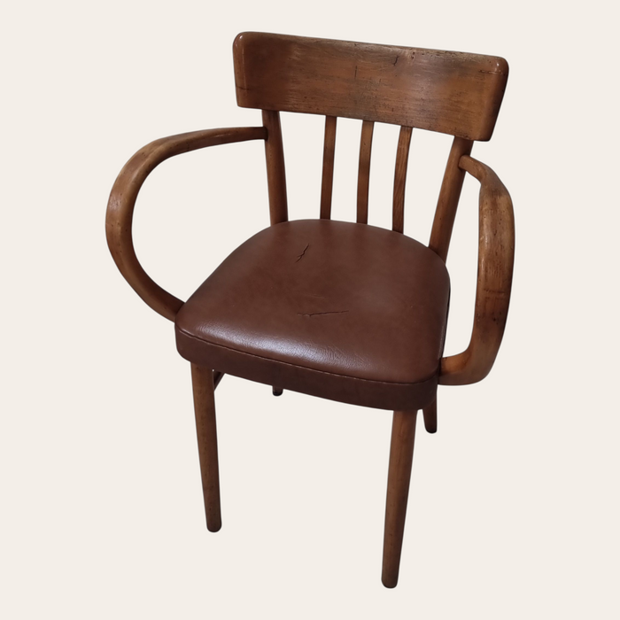 Zes Mid Century stoelen
