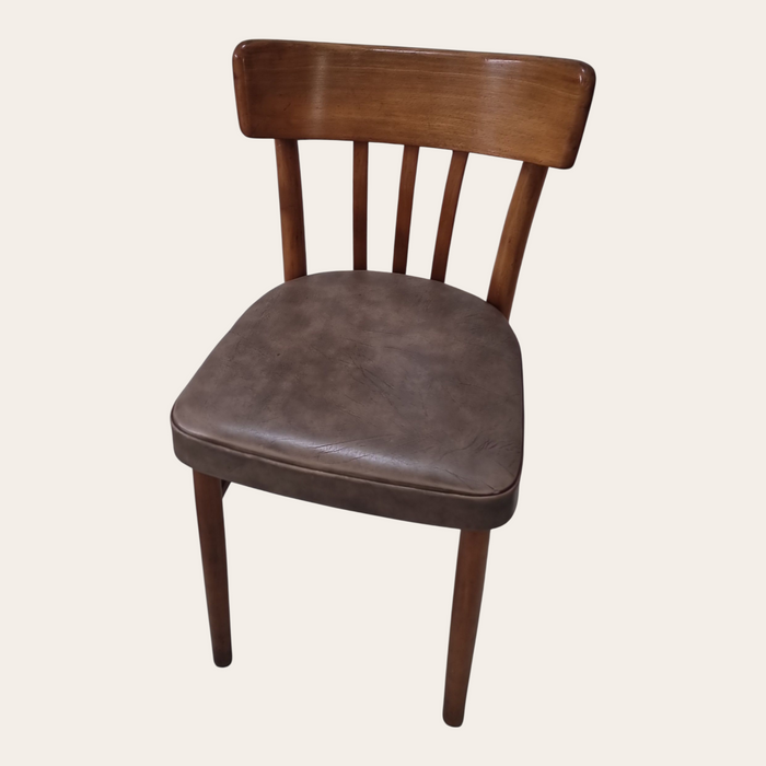Zes Mid Century stoelen