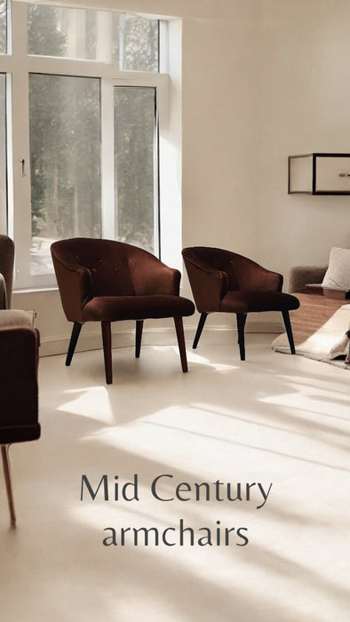 Mid Century armchairs